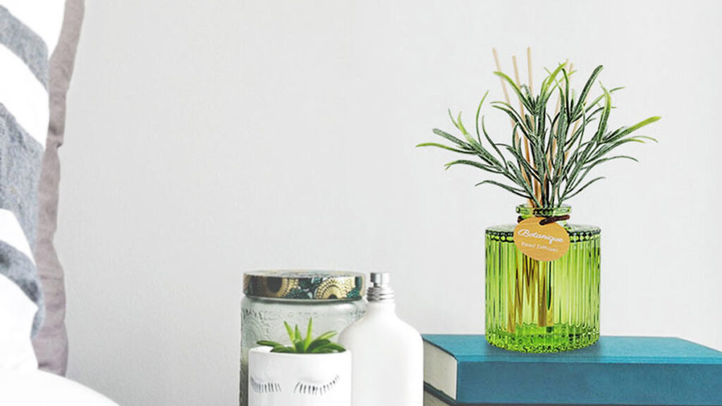 flower reed diffuser room decor